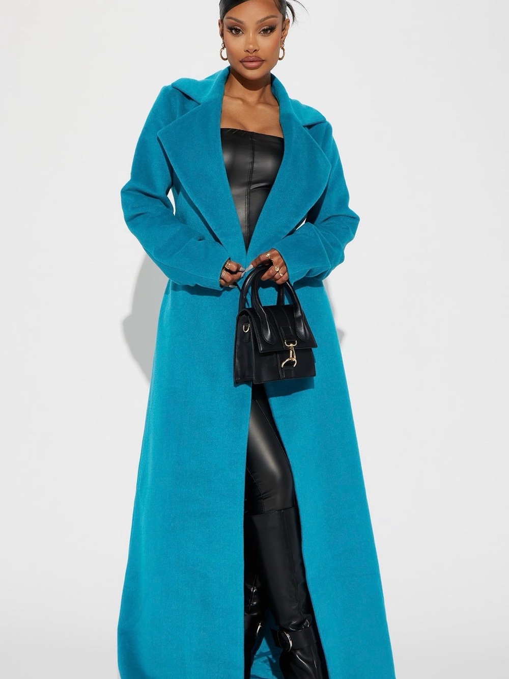 Women’s Teal Trench Coat